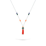 Gradiva Coral Glow | Diamond Necklace | 18K Gold