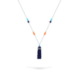 Gradiva Lapis Glow | Diamond Necklace | 18K Gold