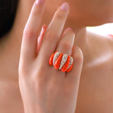 Gradiva Tropicana | Diamond Ring | 18K Gold