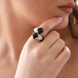 Gradiva Ocean Mist | Diamond Ring | 18K Gold