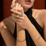 Gradıva Baguettes | Pırlanta Yüzük | 18 Ayar Altın