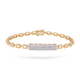 Gradiva Nightfall | Diamond Bracelet | 14K Gold