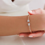 Gradiva Cuffs | Diamond Bracelet | 0.61 Cts. | 18K Gold