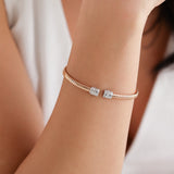 Gradiva Cuffs | Diamond Bracelet | 0.61 Cts. | 18K Gold