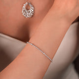Gradıva Tennis Bracelet | Pırlanta Bilezik | 14 Ayar Altın
