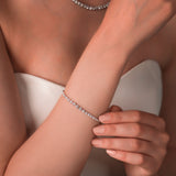 Gradiva Tennis Bracelet | Diamond Bracelet | 18K Gold