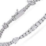 Gradıva Tennis Bracelet | Pırlanta Bilezik | 18 Ayar Altın