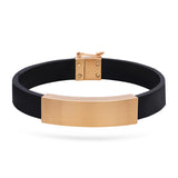 Gradiva Midnight Glory | Men's Gold Bracelet | 14K Gold