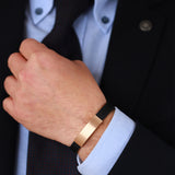 Gradiva Midnight Glory | Men's Gold Bracelet | 14K Gold