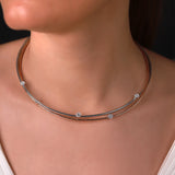 Gradiva Crossings | Diamond Necklace | 18K Gold