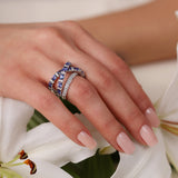 Gradiva Imperial Sapphire | Diamond Ring | 1.3 Cts. | 18K Gold
