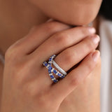 Gradiva Imperial Sapphire | Diamond Ring | 1.3 Cts. | 18K Gold