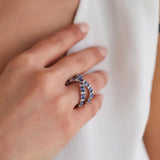 Gradiva Imperial Sapphire | Diamond Ring | 1.3 Cts. | 18K Gold