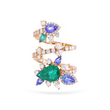 Gradiva Serpent | Diamond Ring | 18K Gold