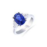 Gradiva Thalassophile | Diamond Sapphire Ring | 18K Gold