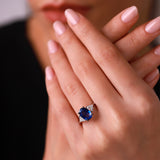 Gradiva Thalassophile | Diamond Sapphire Ring | 18K Gold