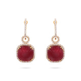 Gradiva Quadro | Diamond Earrings | 18K Gold
