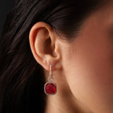 Gradiva Quadro | Diamond Earrings | 18K Gold