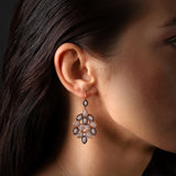 Gradiva Peacock | Diamond Earrings | 1.28 Cts. | 18K Gold