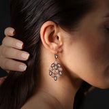 Gradiva Peacock | Diamond Earrings | 1.28 Cts. | 18K Gold