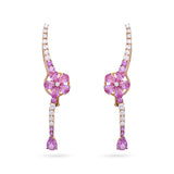 Gradiva Cherry Blossom | Diamond Earrings | 18K Gold