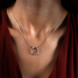 Gradiva Sunset | Diamond Necklace/Pendant | 1.65 Cts. | 14K Gold
