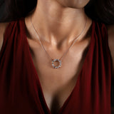 Gradiva Sunset | Diamond Necklace/Pendant | 1.65 Cts. | 14K Gold