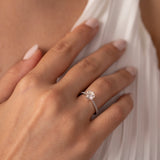 Gradiva Round-Cut Solitaire | Diamond Ring | 18K Gold