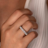 Gradiva Eternity | Diamond Ring | 14K Gold