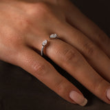 Gradiva Siblings | Diamond Ring | 0.8 Cts. | 14K Gold