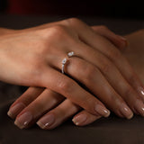 Gradiva Siblings | Diamond Ring | 0.8 Cts. | 14K Gold
