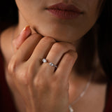 Gradiva Siblings | Diamond Ring | 0.8 Cts. | 14K Gold