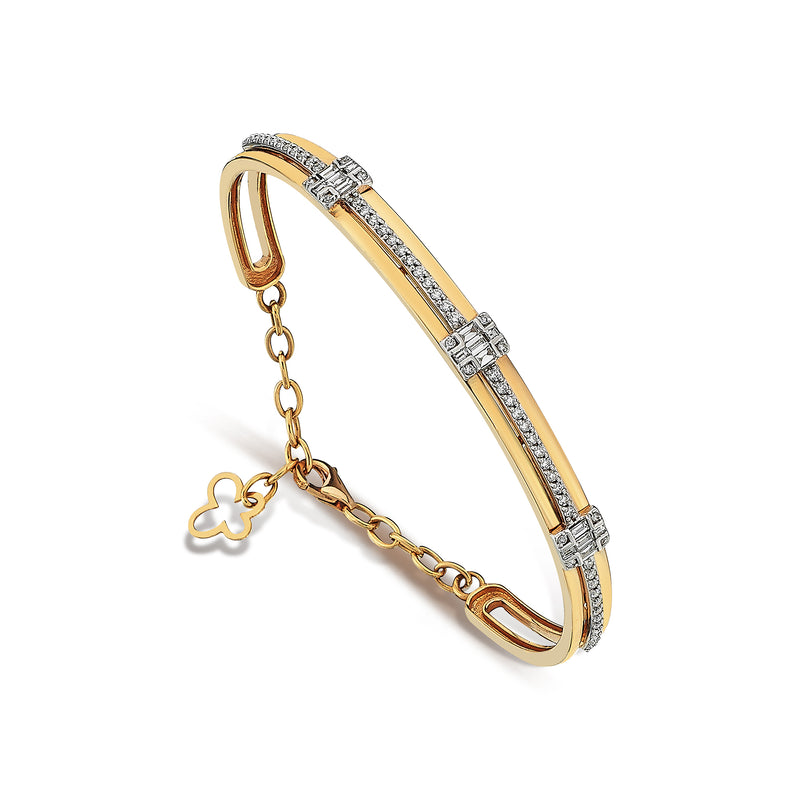 Gradiva Cuffs | Diamond Bracelet | 18K Gold