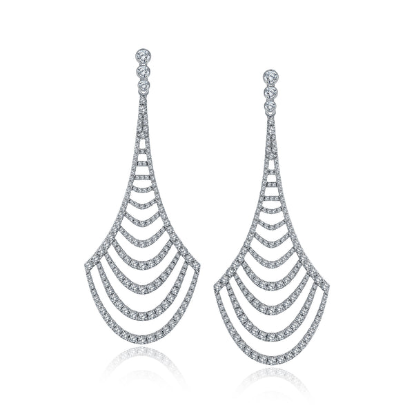 Gradiva Le Grand Escalier | Diamond Earrings | 14K Gold