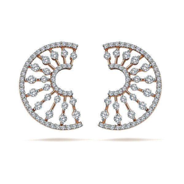 Gradiva Illusion | Diamond Earrings | 18K Gold