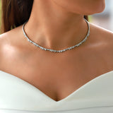 Gradiva Tennis Necklace | Diamond Necklace | 18K Gold