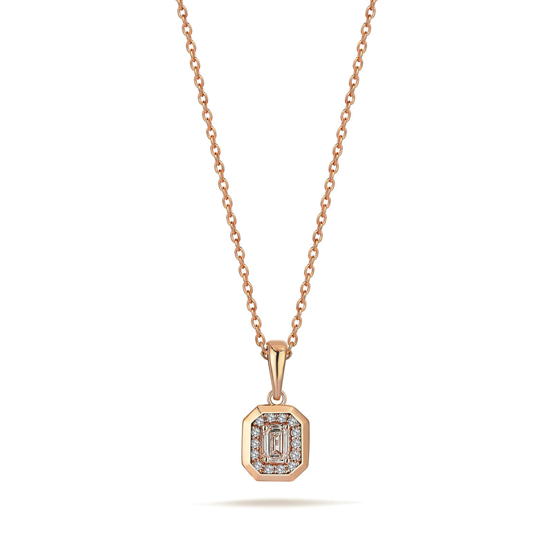 Gradiva Baguettes | Diamond Necklace | 18K Gold