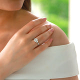 Gradiva Emerald-Cut Solitaire | Diamond Ring | 18K Gold