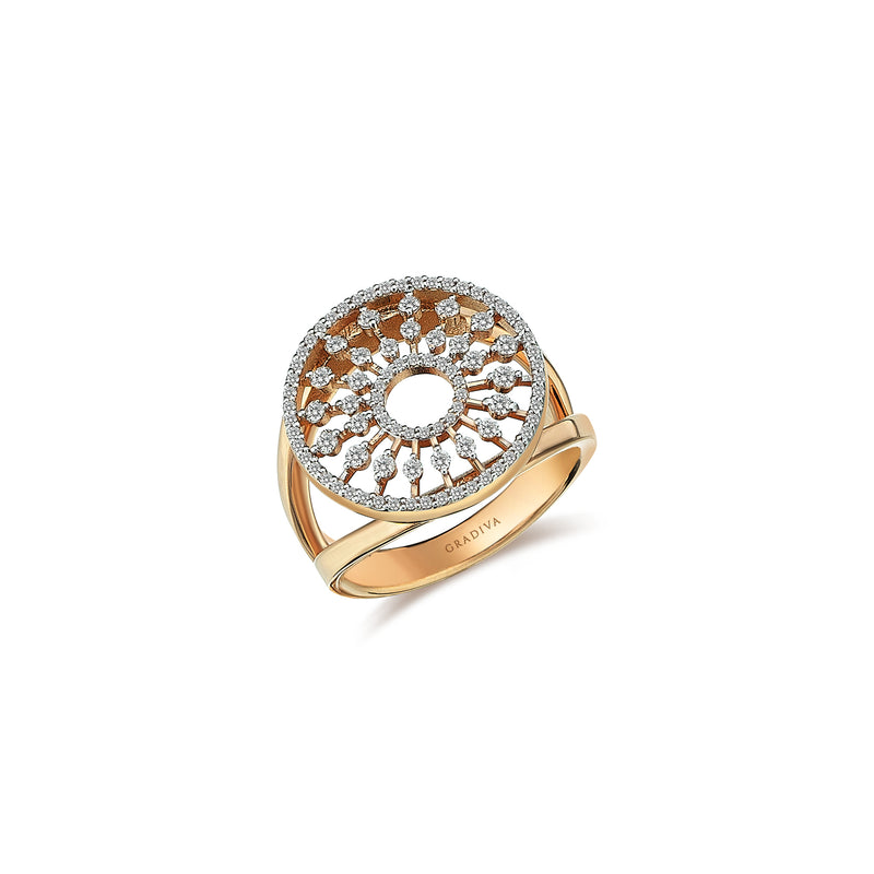 Gradiva Illusion | Diamond Ring | 18K Gold