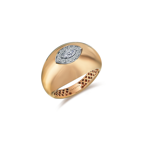 Gradiva Goldies | Diamond Ring | 18K Gold