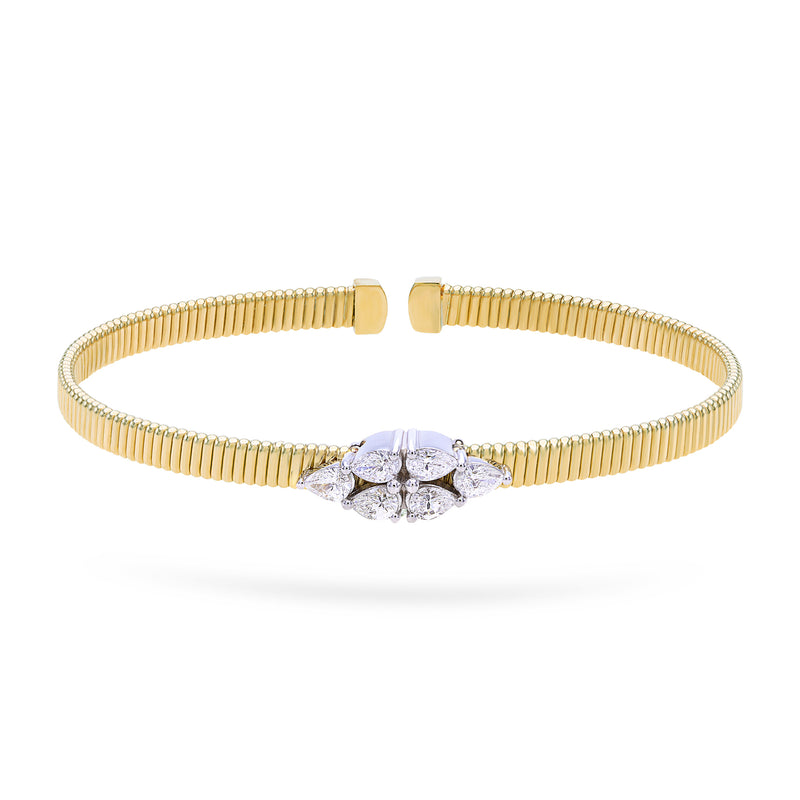 Gradiva Cuffs | Diamond Bracelet | 18K Gold