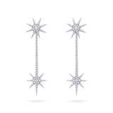 Shining Stars | Diamond Earrings | 14K Gold