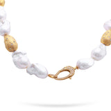 Gradiva Pearls | Diamond Pearl Necklace | 14K Gold