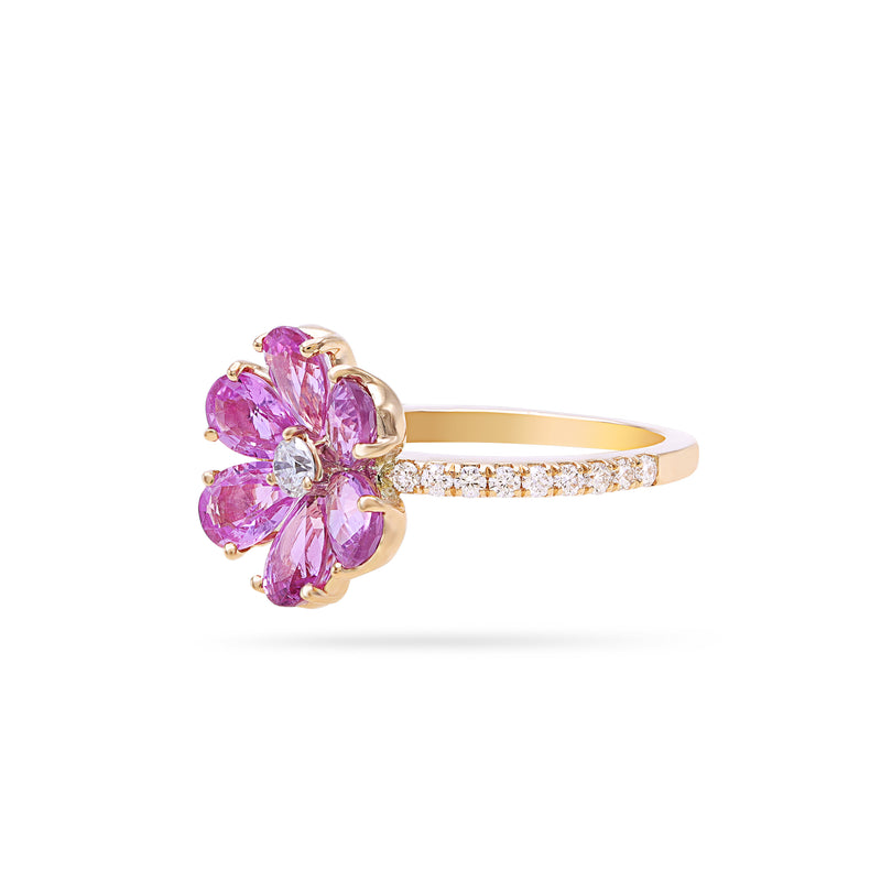 Gradiva Cherry Blossom | Diamond Ring | 18K Gold